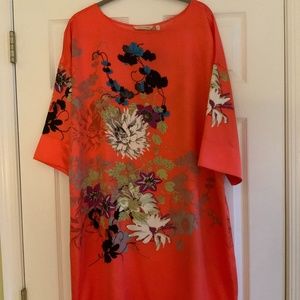 Soft Surroundings Orange  Shift Dress, XL